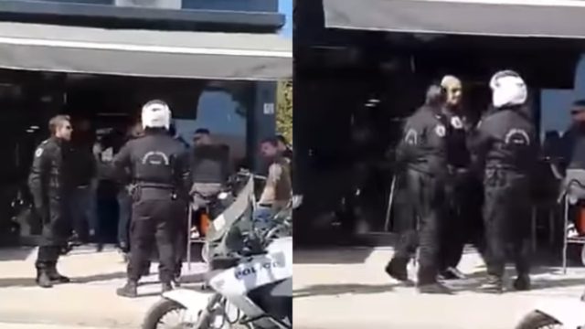 Ελλάδα: Πολίτης ξεφτιλίζει αστυνομικούς μέσα στον δρόμο
