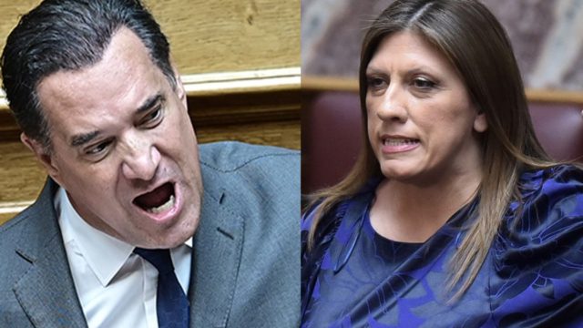 «Σφάχτηκαν» Άδωνις και Ζωή: «Είσαι αισχρή» – «Φασίστα, βδέλυγμα είστε!» – Βίντεο από τον χαμό μέσα στην Βουλή