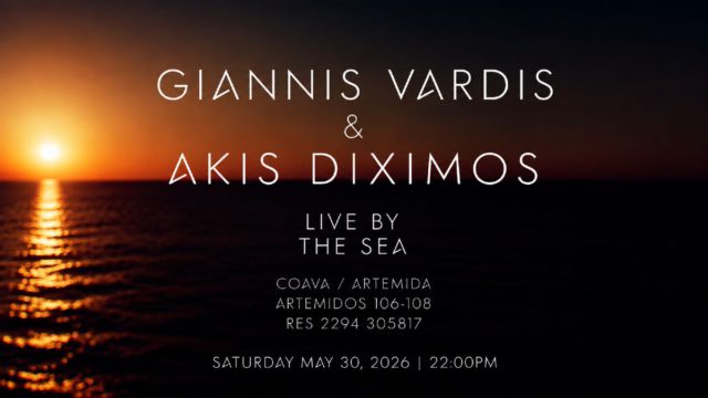 Μια ξεχωριστή live βραδιά στο Coava στην Αρτέμιδα με τον Γιάννη Βαρδή και τον Άκη Δείξιμο