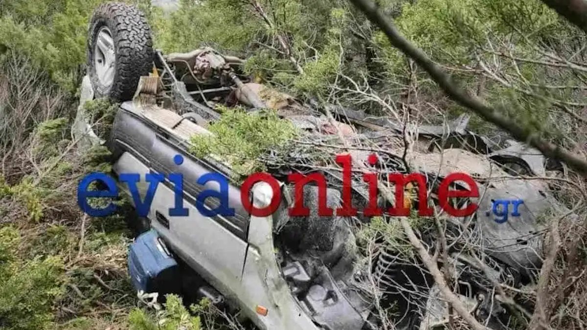 Άγιο είχαν οι επιβαίνοντες στο όχημα που τούμπαρε στη θέση Βρύση του Μπέη