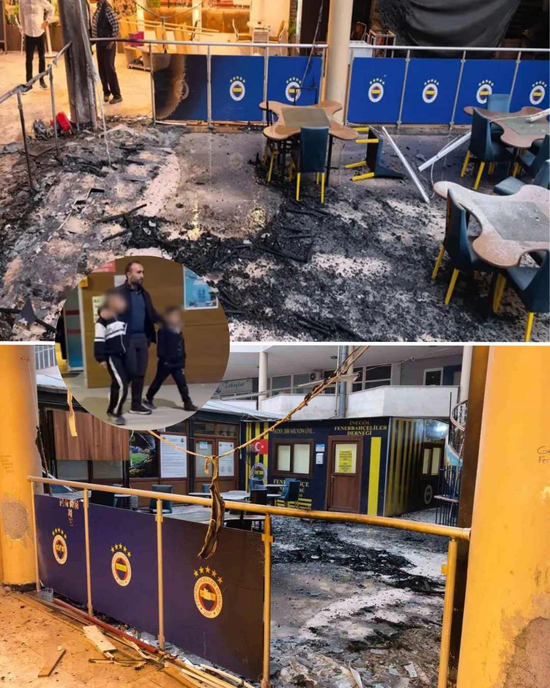 Σοκ στην Τουρκία από την απόφαση δύο ανήλικων παιδιών να πυρπολήσουν σύνδεσμο οπαδών στην Προύσα.