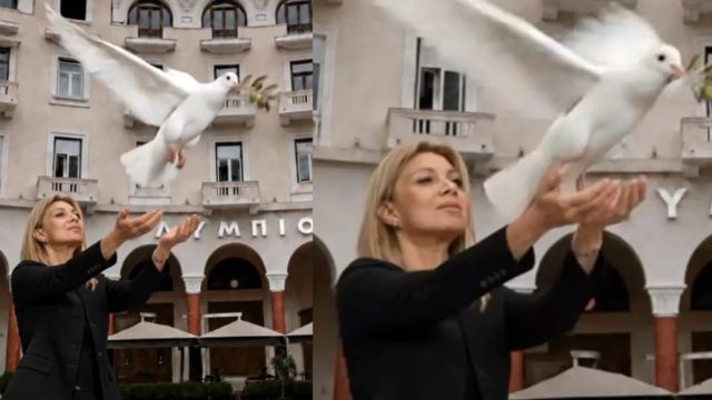 Η Μαρία Καρυστιανού ανακοινώνει το νέο κόμμα: Το AI βίντεο με το περιστέρι και η πρόσκληση