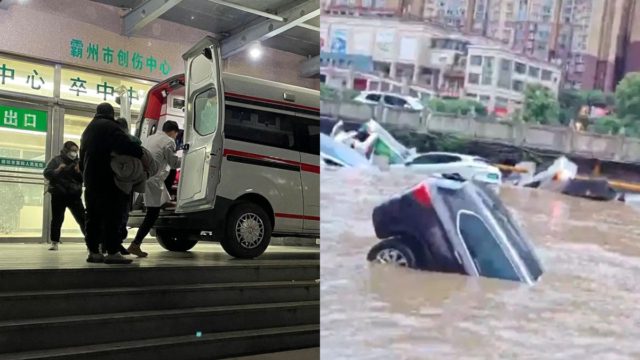 Σε κατάσταση έκτακτης ανάγκης η Κίνα: Πόλεις βυθίστηκαν στο νερό – 22 νεκροί, φορτηγό παρασύρθηκε από χείμαρρο