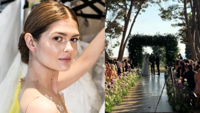 Παντρεύτηκε η Αμαλία Κωστοπούλου και ο Τζέικ Μέντγουελ: Φωτογραφίες και βίντεο από την ονειρική τελετή στην Ελλάδα