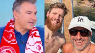 Ο Γιώργος Λιάγκας όπως δεν τον έχουμε ξαναδεί: Πως περνάει το τριήμερο – Έκανε δροσερή βουτιά με τον Τόμας Γουόκαπ (φωτογραφίες και βίντεο)