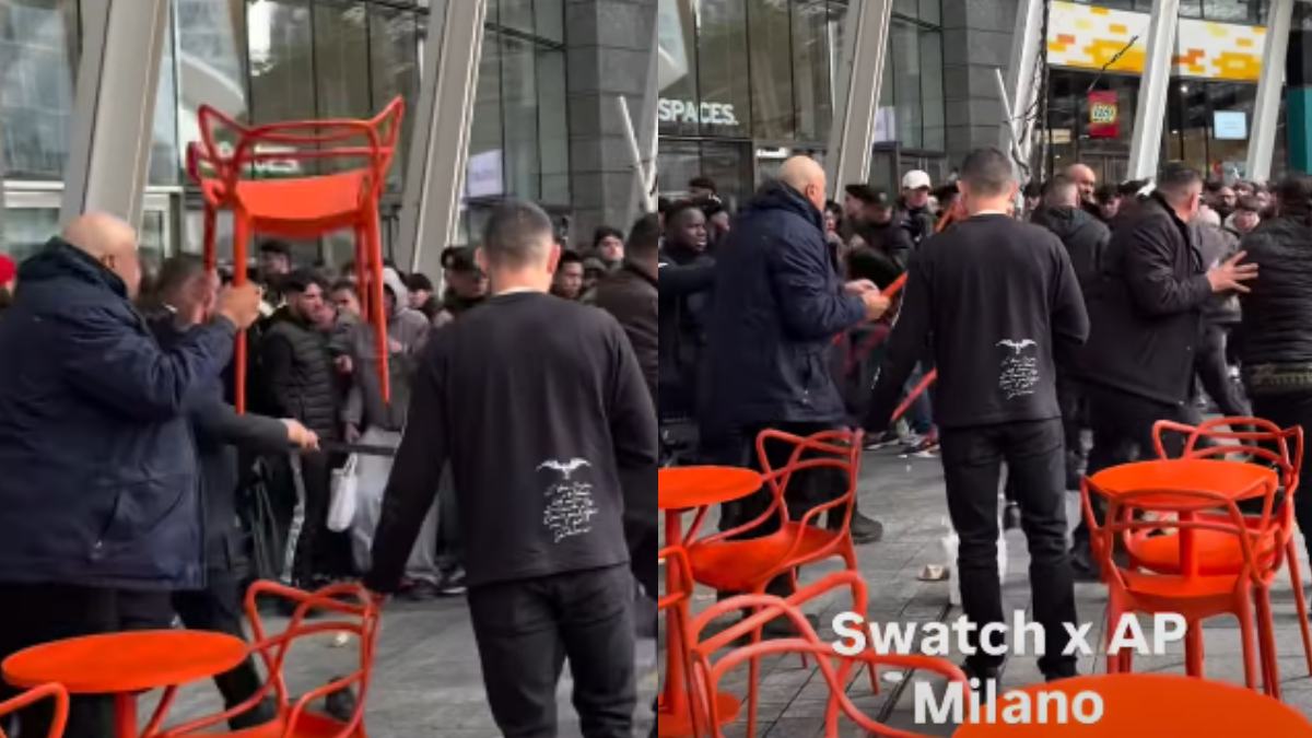 Μετά τις ουρές στην Ελλάδα, χαμός και στο Μιλάνο: Άγριος καυγάς για ένα ρολόι της Swatch – Viral βίντεο