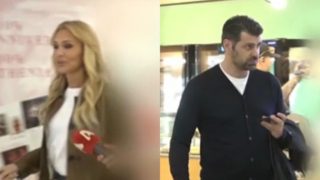 Νατάσα Θεοδωρίδου – Γιάννης Καρυπίδης: Αχώριστοι στο «Ελευθέριος Βενιζέλος» – Oι πρώτες δηλώσεις μπροστά στη κάμερα