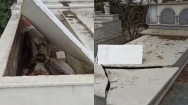 Εικόνες ντροπής στο Γ’ Νεκροταφείο Νίκαιας: Βεβηλώνουν και σπάνε τάφους – «Περπατάς και βλέπεις κόκαλα, δεν είναι ανθρώπινο»