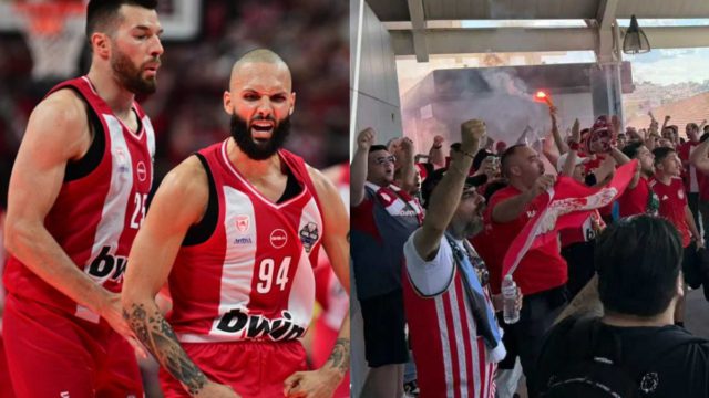 Ολυμπιακός – Ρεάλ Μαδρίτης:  Η 12αδα των Μαδριλένων – Βίντεο και εικόνες από την πορεία των ερυθρόλευκων οπαδών προς το Μαρούσι