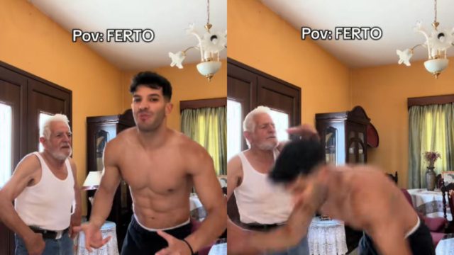 Η απίθανη φάπα του παππού στον εγγονό για το Ferto του Akyla