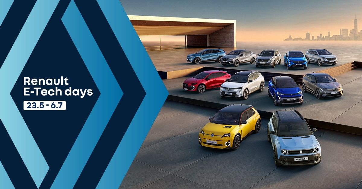 Renault E-Tech Days 2026: Ξεκινάει το μεγάλο πανελλαδικό Roadshow!