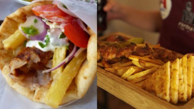 Σου βρήκαμε ψητοπωλείο που πουλάει 2,00€ το τυλιχτό και 1,50€ το καλαμάκι…