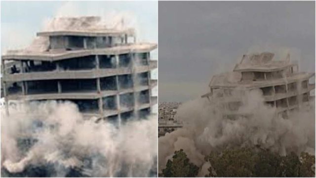 Σαν σήμερα, 21 Μαΐου 1995: Η πρώτη κατεδάφιση με δυναμίτη στην Ελλάδα και το «τέλος» ενός ημιτελούς συμβόλου στη Μεσογείων (video)