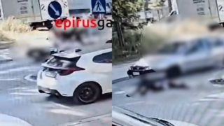 Ιωάννινα: Παράσυρση ανήλικης στον κόμβο Ακρίβη – Δείτε το βίντεο ντοκουμέντο