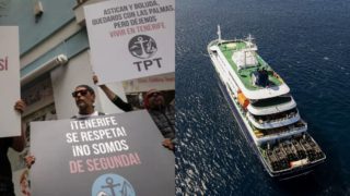 Οργή στην Τενερίφη για το κρουαζιερόπλοιο του τρόμου: Έτοιμοι να μπλοκάρουν το λιμάνι για να μην δέσει το πλοίο