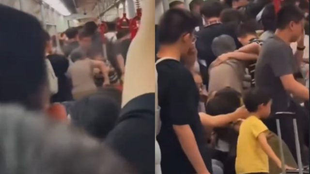 Ένας νεαρός έριξε σπρέι πιπεριού μέσα σε γεμάτο βαγόνι στην Κίνα: Τι ακολούθησε; (Βίντεο)