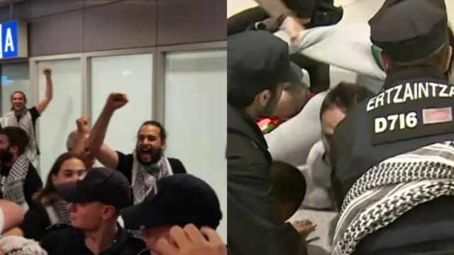 Στο Ελ Βενιζέλος έτσι υποδέχτηκαν τους ακτιβιστές οι Έλληνες αστυνομικοί-Και αλλιώς στην Ισπανία δείτε και τα δύο βίντεο!