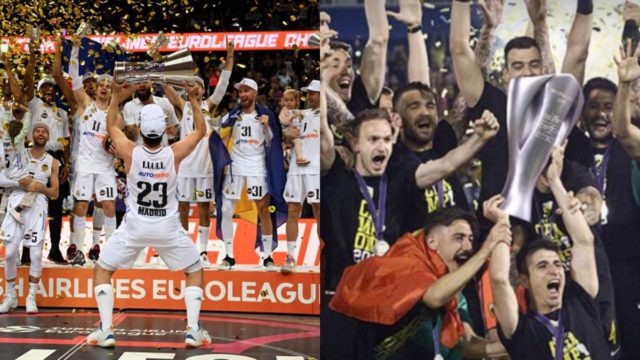 Θα σπάσει ή όχι το σερί! Όταν η ΑΕΚ παίρνει πρωτάθλημα στο ποδόσφαιρο, η Ρεάλ Μαδρίτης κατακτά την Euroleague
