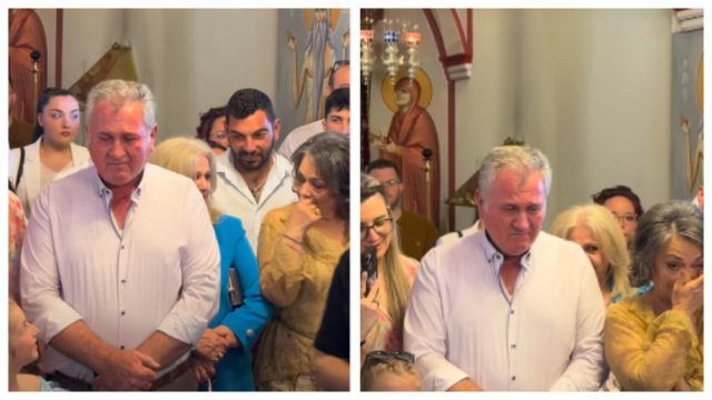 Παππούς ξεσπάει σε λυγμούς μέσα στην εκκλησία όταν ο εγγονός του παίρνει το όνομά του