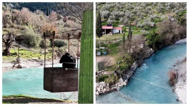 Υπάρχει τελεφερίκ μέσα σε ποτάμι στην Ελλάδα – Που βρίσκεται;