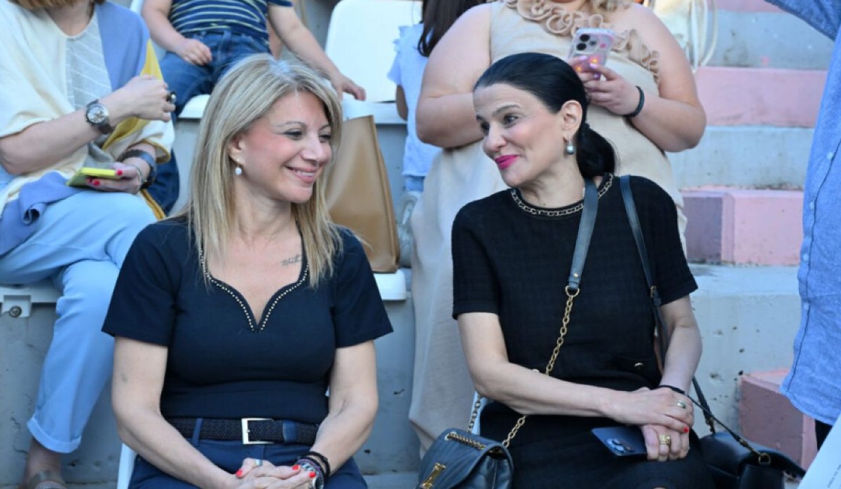 Η Μαρία Καρυστιανού με την Μαρία Γρατσιά