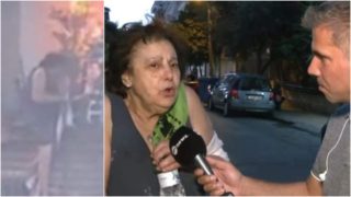 Φωτιά στην Καλλιθέα – Συγκλονίζει η 75χρονη: «Να ‘ναι καλά τα παιδιά – Δόξα τω Θεώ, αφού δεν καήκαμε»