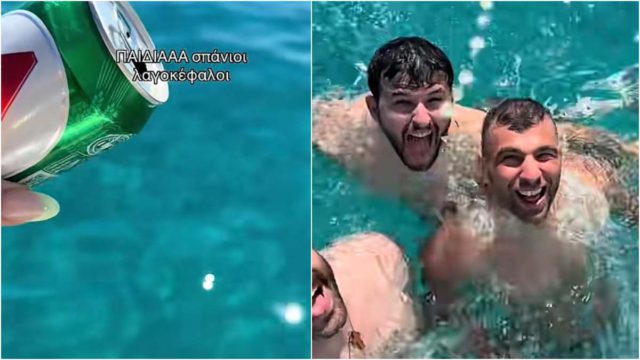 Άλλοι λαγοκέφαλοι τρώνε κουτάκια μπύρας, άλλοι την… πίνουν! Επικό βίντεο στο TikTok