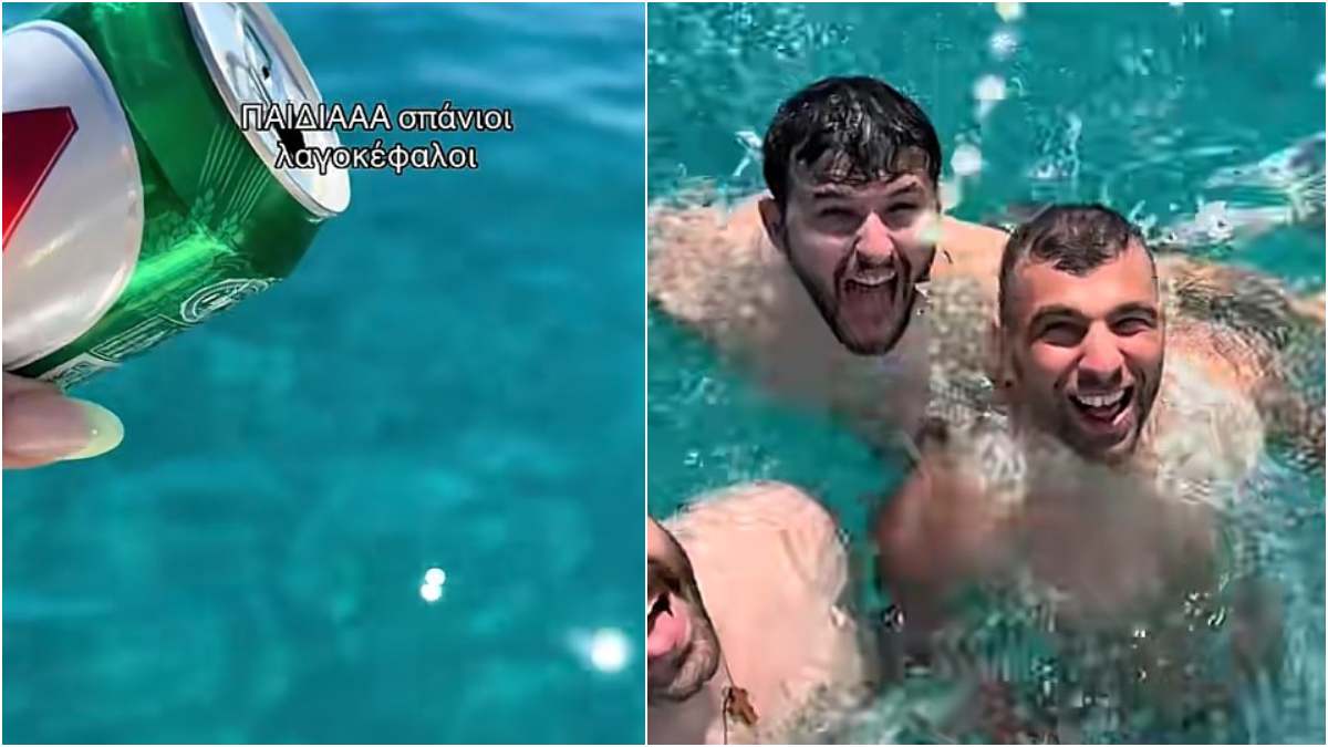 Άλλοι λαγοκέφαλοι τρώνε κουτάκια μπύρας, άλλοι την… πίνουν! Επικό βίντεο στο TikTok