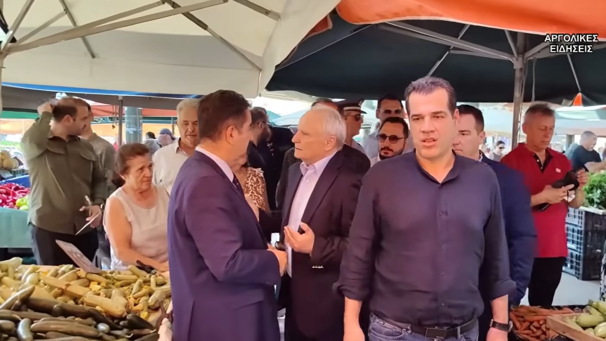 Πλεύρης και Ανδριανός πήγαν στο Άργος και μόνο που δεν τους έδειραν (Video)