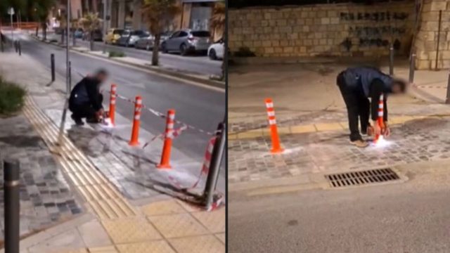 Μέλη του Ρουβίκωνα ξήλωσαν μπάρες σε δημοτικά πάρκινγκ στο Ηράκλειο διότι ανήκουν στον… λαό!