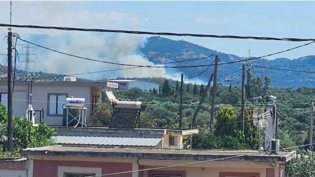 Φωτιά τώρα στην Αχαΐα: 48 πυροσβέστες δίνουν μάχη για να περιορίσουν το μέτωπο