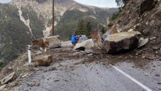 Σεισμός στην Εύβοια: Κατολισθήσεις και εκτεταμένες ζημιές στο Μαντούδι
