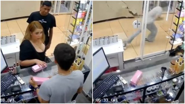 Βενεζουέλα: Ο εφιάλτης των 7,5 Ρίχτερ σε ένα βίντεο-ντοκουμέντο που «παγώνει» το αίμα – Διαλύεται μαγαζί, τρέχουν έντρομοι πελάτες και καταστηματάρχης