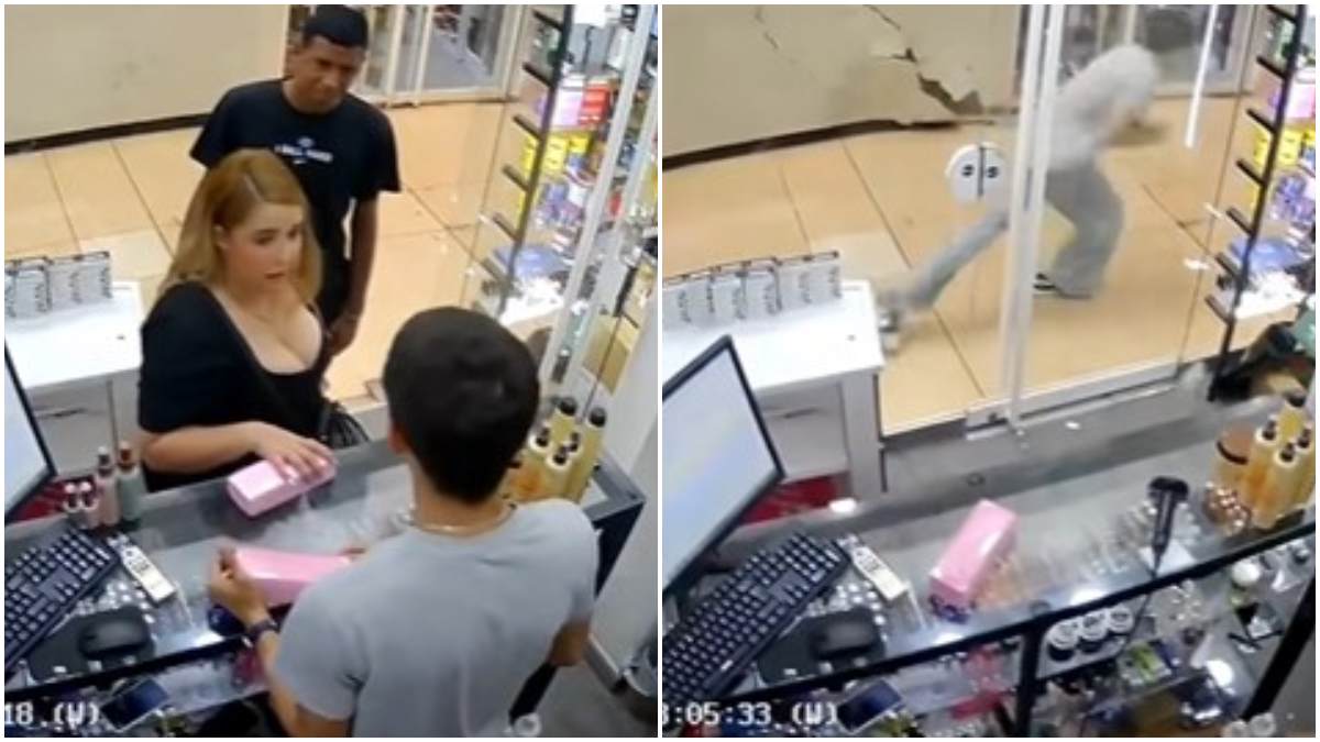 Βενεζουέλα: Ο εφιάλτης των 7,5 Ρίχτερ σε ένα βίντεο-ντοκουμέντο που «παγώνει» το αίμα – Διαλύεται μαγαζί, τρέχουν έντρομοι πελάτες και καταστηματάρχης