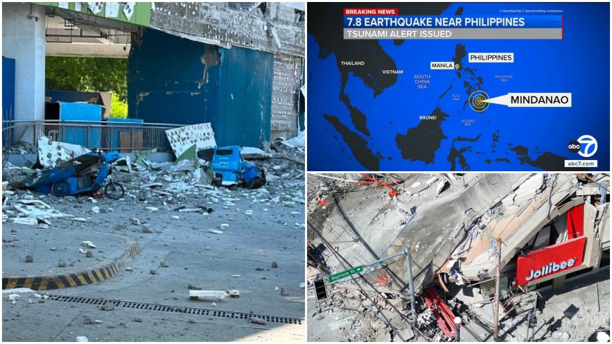 Μαύρη Δευτέρα στις Φιλιππίνες, πάνω από 15 οι νεκροί: Ισχυρότατος σεισμός 7,8 Ρίχτερ με θύματα, ισοπεδωμένα κτίρια και συναγερμό για τσουνάμι – Βίντεο που κόβουν την ανάσα