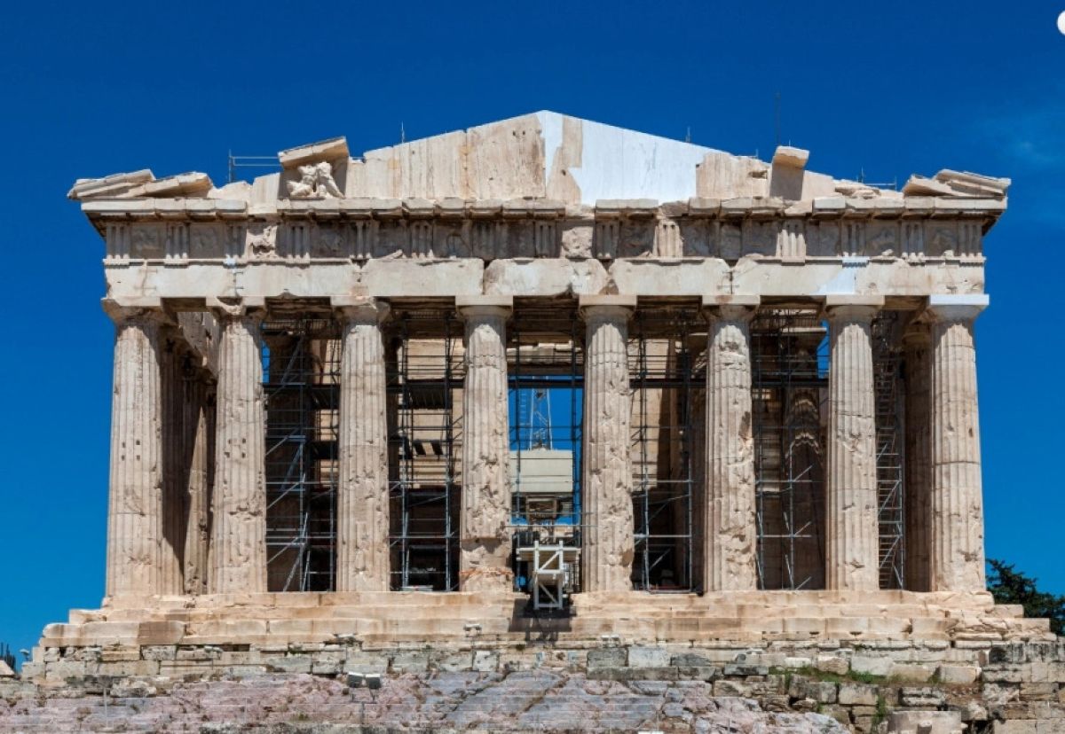 Ιστορική στιγμή για την Ακρόπολη: Το δυτικό αέτωμα του Παρθενώνα ολοκληρώθηκε