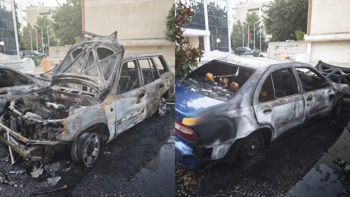 Εμπρησμός στο Μαρούσι: Κουκουλοφόροι έκαναν στάχτη υπηρεσιακά οχήματα της Περιφέρειας – Το χρονικό της επίθεσης στην Κηφισίας
