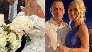 Το μυστήριο τελέστηκε στο ιδιωτικό εκκλησάκι το οποίο βρίσκεται μέσα στο εντυπωσιακό κτήμα τους στο Λαγονήσι