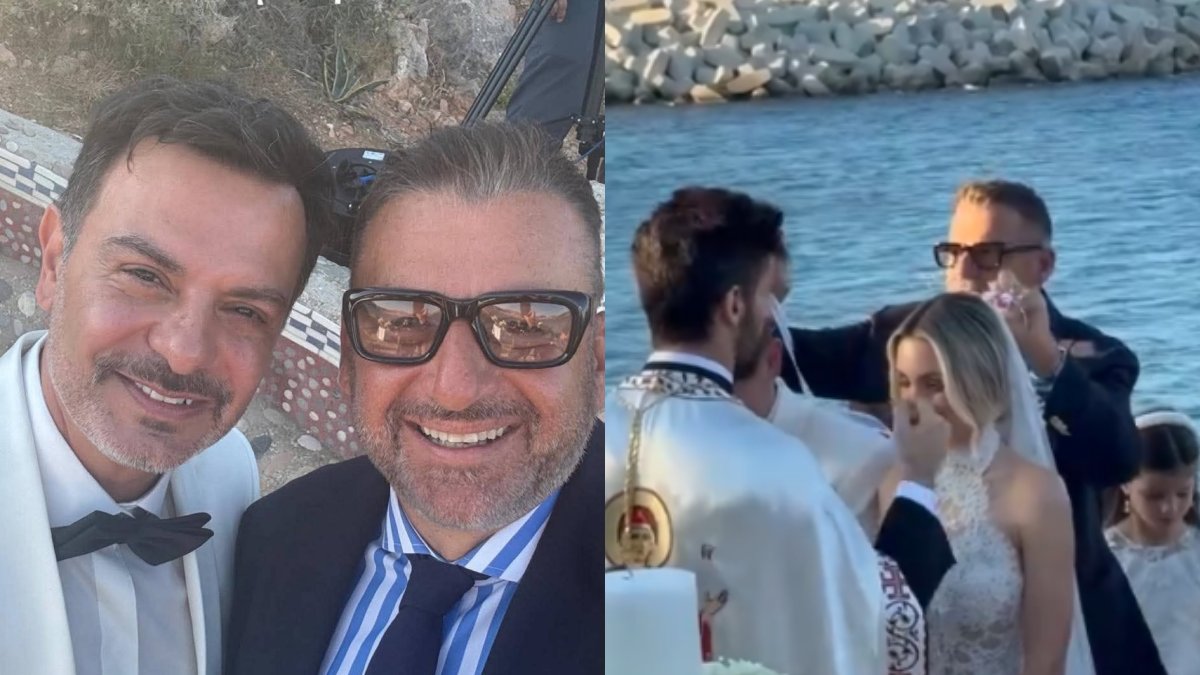 Έγινε κουμπάρος ο Γιώργος Λιάγκας: Δείτε βίντεο και φωτογραφίες από τον ονειρικό γάμο