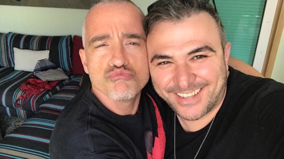 Ο Αντώνης Ρέμος με τον Eros Ramazzoti