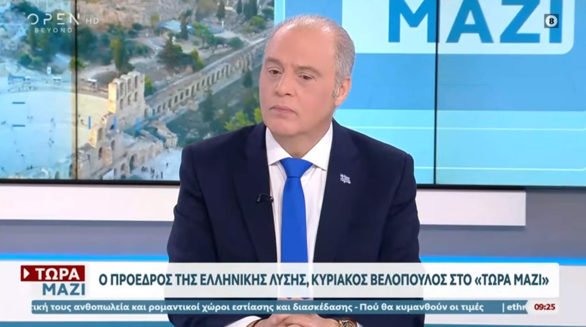 Κατηγορηματικά αντίθετος σε κάθε ενδεχόμενο μετεκλογικής συνεργασίας με τα υπάρχοντα κοινοβουλευτικά κόμματα εμφανίστηκε ο Κυριάκος Βελόπουλος.