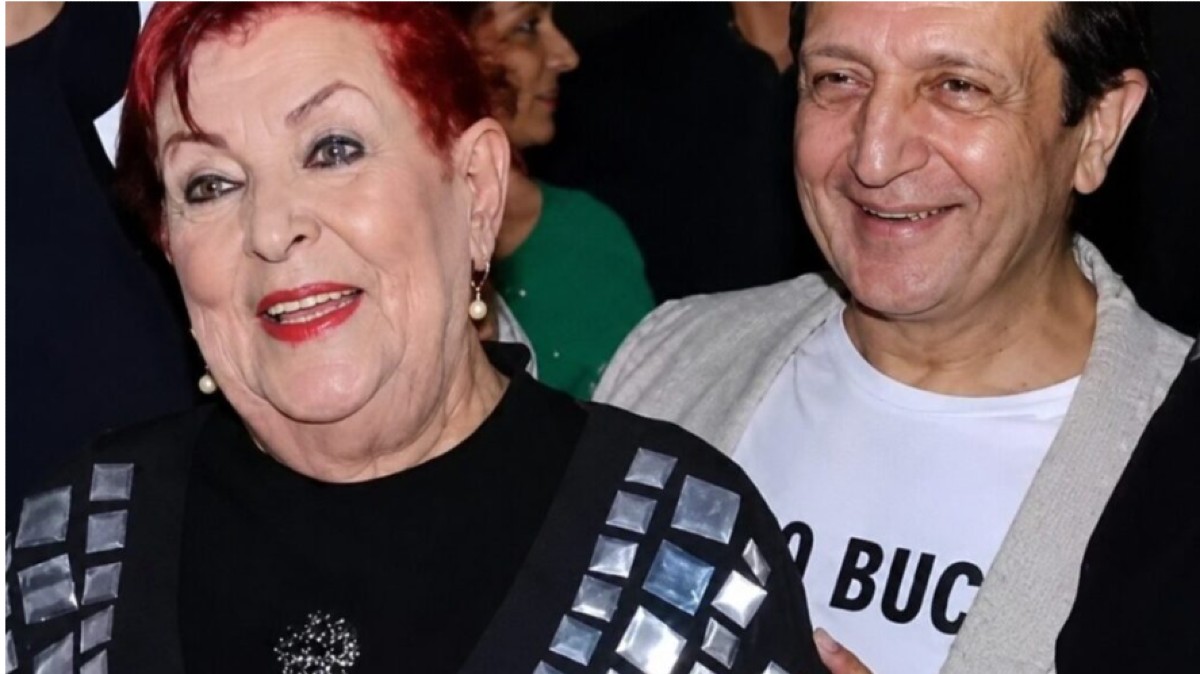 Η Κάκια Κοντοπούλου με τον Σπύρο Μπιμπίλα