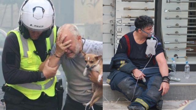 Φωτια σε κτίριο στην Καλλιθέα: «Γιαγιά πήδα από το μπαλκόνι θα σε πιάσω» – Δραματικές στιγμές στο σημείο [βίντεο]
