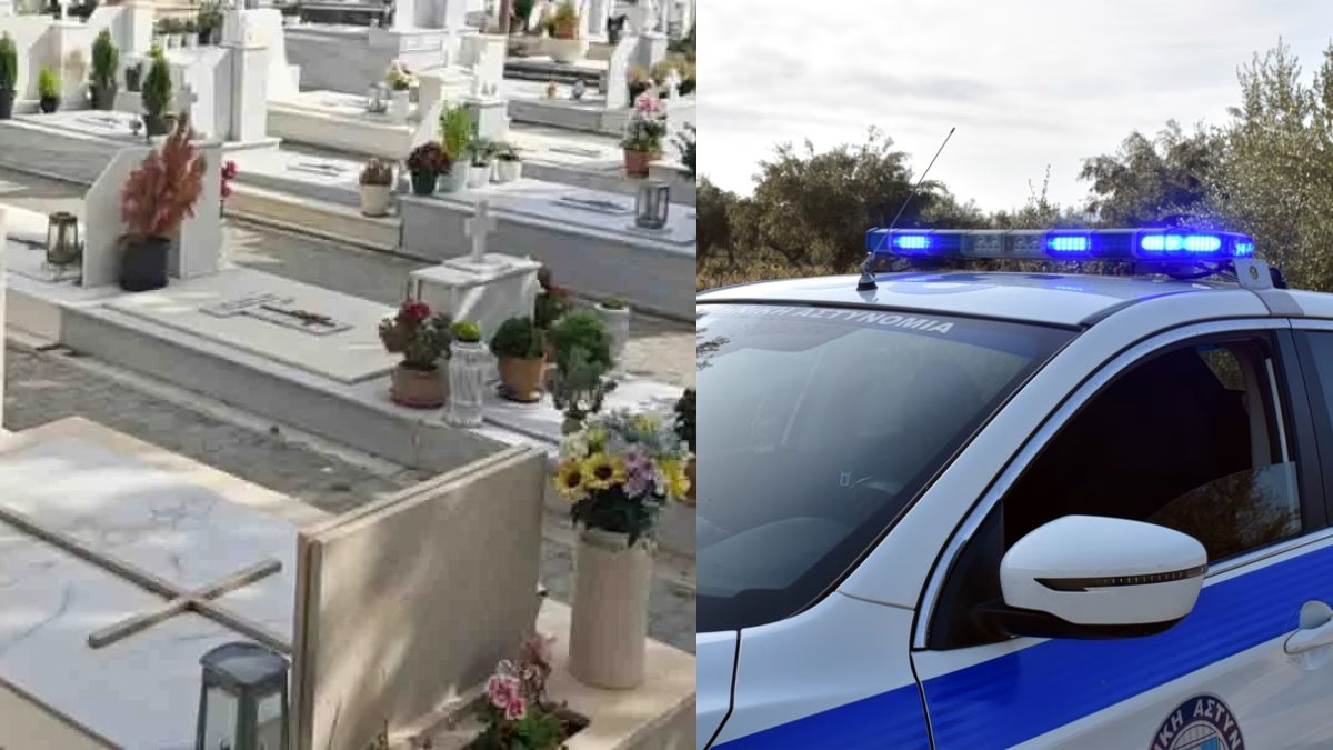 Σοκαρισμένοι και οι αστυνομικοί: Το έπιασαν επ’ αυτοφώρω να κλέβει από μνήματα στο Κοιμητήριο – Ανατριχίλα με την δράση του