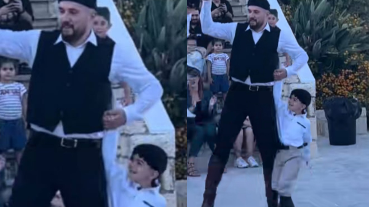 Viral ο ιπτάμενος χορευτής μαθητής προνηπίου με τις κρητικές φιγούρες του