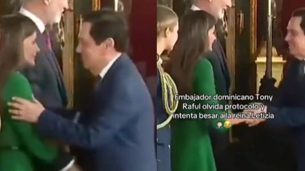 «Τα έχασε» πρέσβης στην Ισπανία: Πήγε να… φιλήσει τη βασίλισσα Λετίθια και εκείνη τον έσπρωξε – Η αμήχανη στιγμή που έγινε viral [βίντεο]