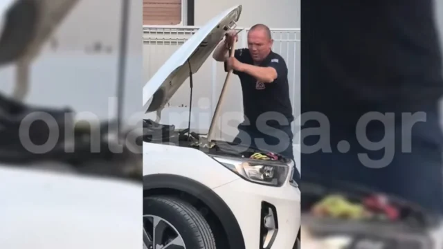 Απίστευτο περιστατικό στη Λάρισα: Γυναίκα άνοιξε το καπό και βρήκε… φίδι 1,5 μέτρου!