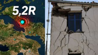 Σοβαρά προβλήματα και κατολισθήσεις στο οδικό δίκτυο, καθώς η Εύβοια μετρά τις πληγές της από τη διπλή δόνηση.