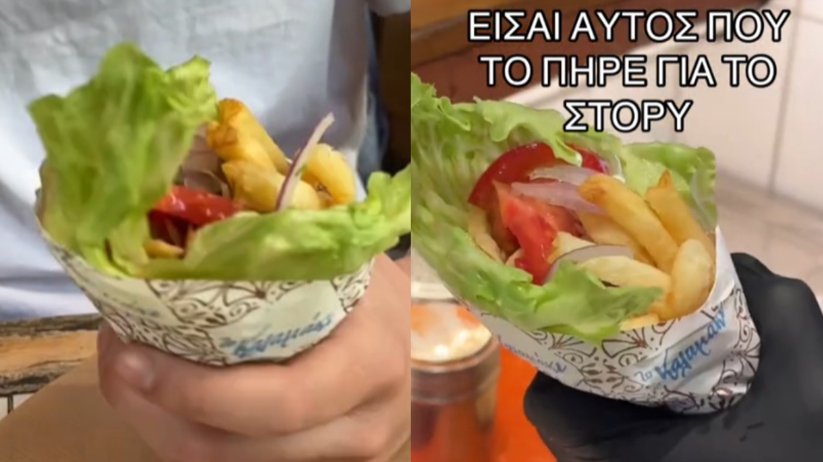 Το σουβλατζίδικο «Καλαμάκι» φέρνει την επανάσταση στο street food της Αθήνας, αντικαθιστώντας την κλασική πίστα με τραγανά φύλλα λάχανου.