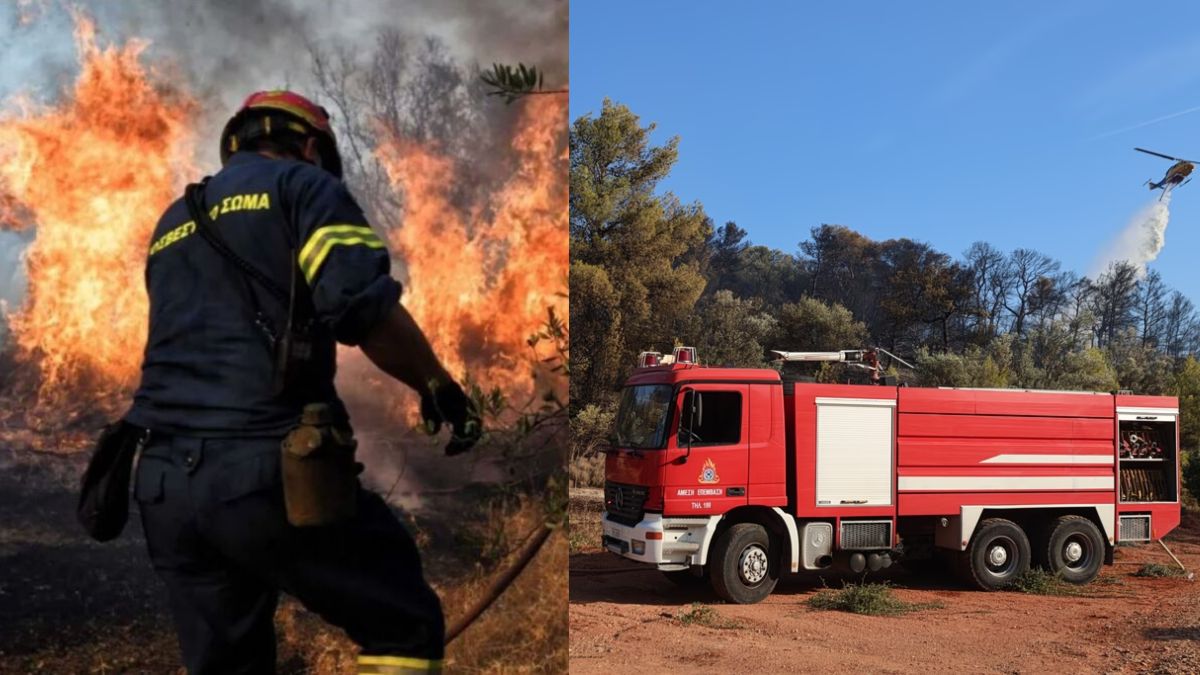 Πυρκαγιά στα Σπάτα: Κοντά στο εκπτωτικό χωριό η φωτιά – Μεγάλη επιχείρηση της πυροσβεστικής